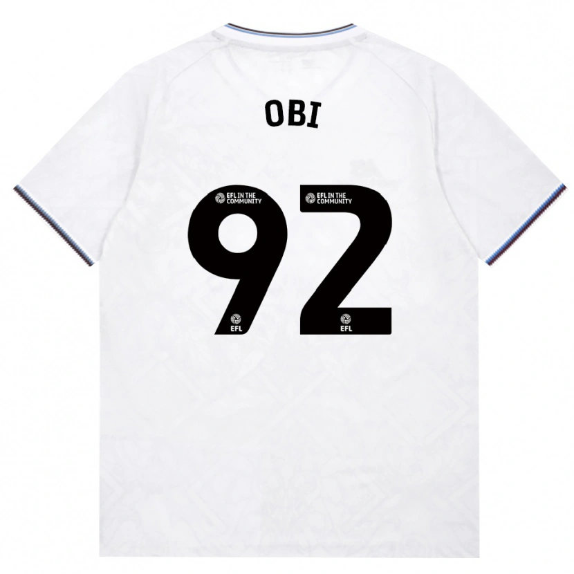 Danxen Niño Camiseta Chuk Obi #92 Borgoña Blanco 2ª Equipación 2026/27 La Camisa México