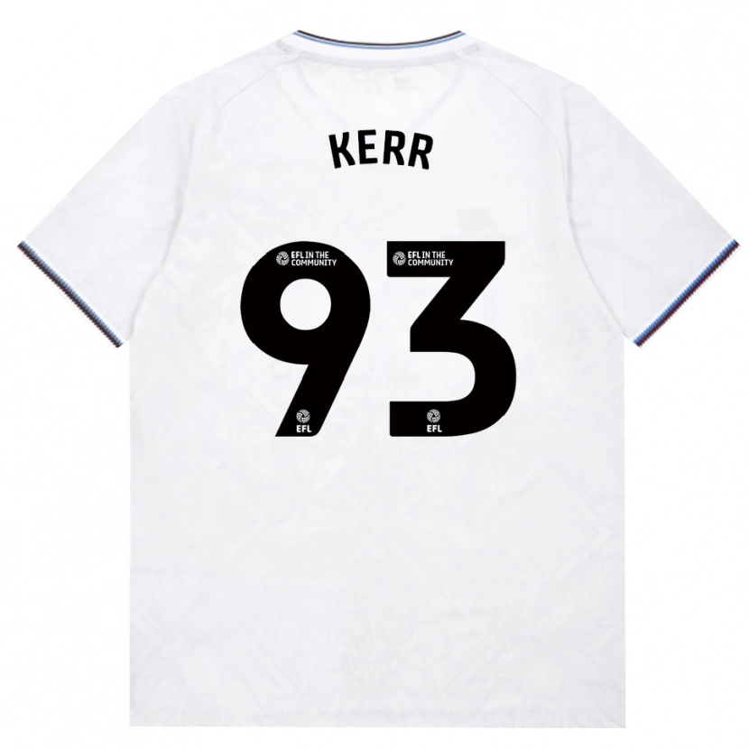 Danxen Niño Camiseta Joel Kerr #93 Borgoña Blanco 2ª Equipación 2026/27 La Camisa México