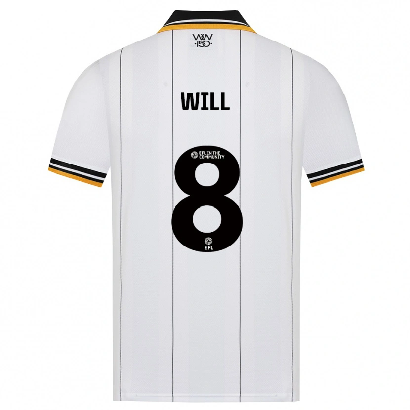 Danxen Niño Camiseta Merrick Will #8 Naranja Blanco Negro 2ª Equipación 2026/27 La Camisa México