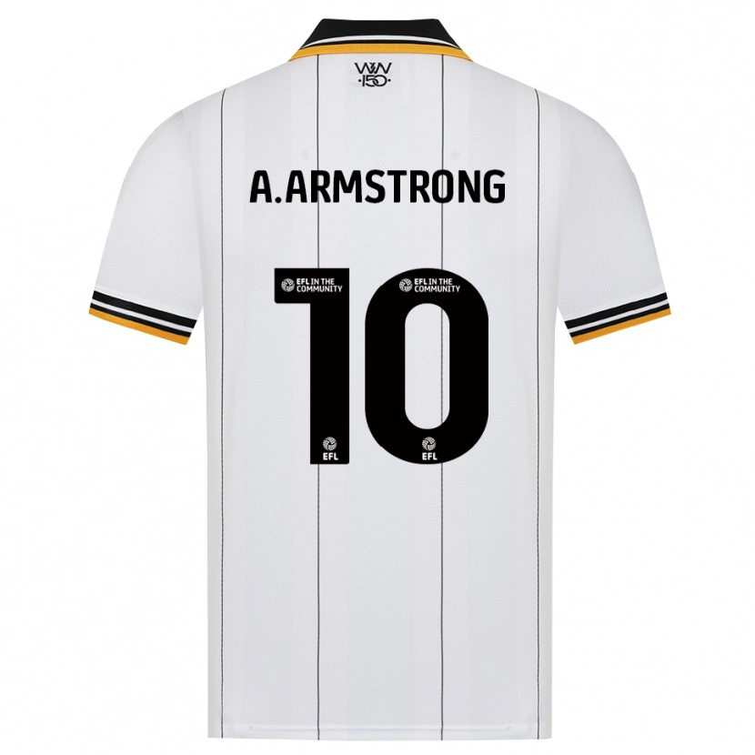 Danxen Niño Camiseta Adam Armstrong #10 Naranja Blanco Negro 2ª Equipación 2026/27 La Camisa México