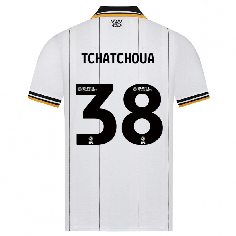 Danxen Niño Camiseta Jackson Tchatchoua #38 Naranja Blanco Negro 2ª Equipación 2026/27 La Camisa México