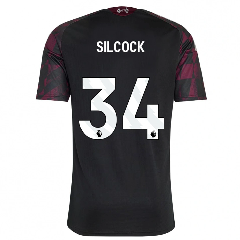 Danxen Niño Camiseta Hannah Silcock #34 Negro Blanco Púrpura Equipación Tercera 2026/27 La Camisa México