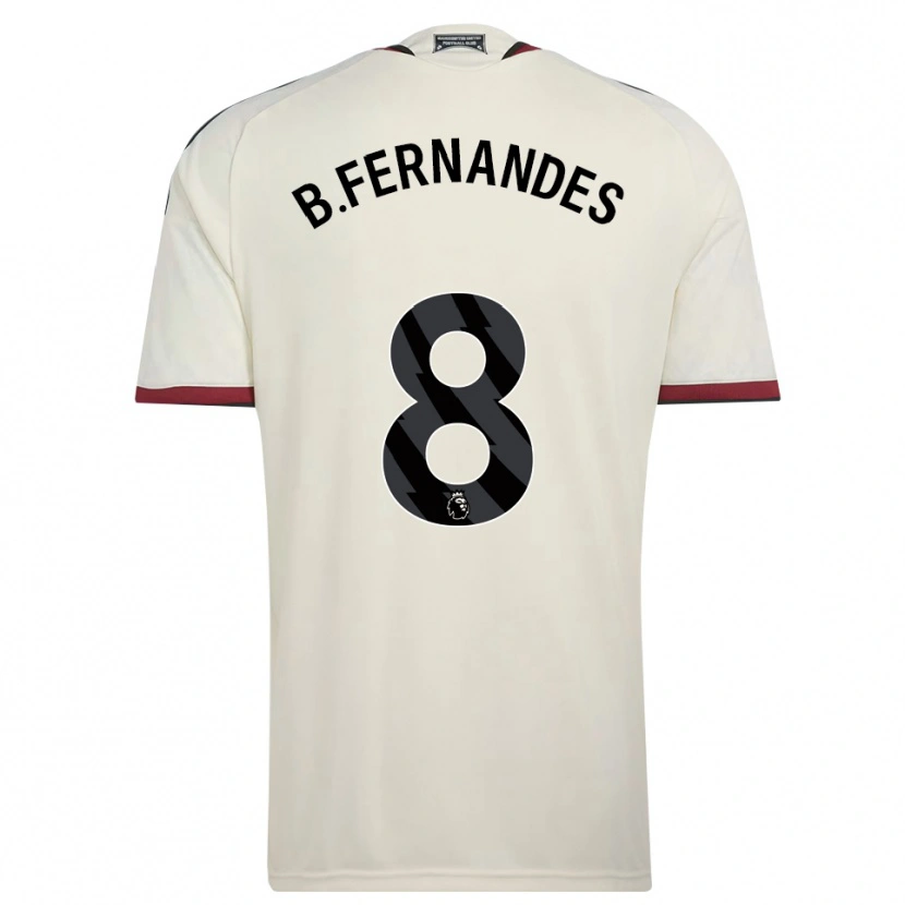 Danxen Niño Camiseta Bruno Fernandes #8 Beige Negro Rojo Equipación Tercera 2026/27 La Camisa México
