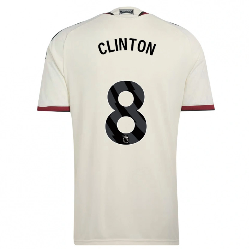 Danxen Niño Camiseta Grace Clinton #8 Beige Negro Rojo Equipación Tercera 2026/27 La Camisa México