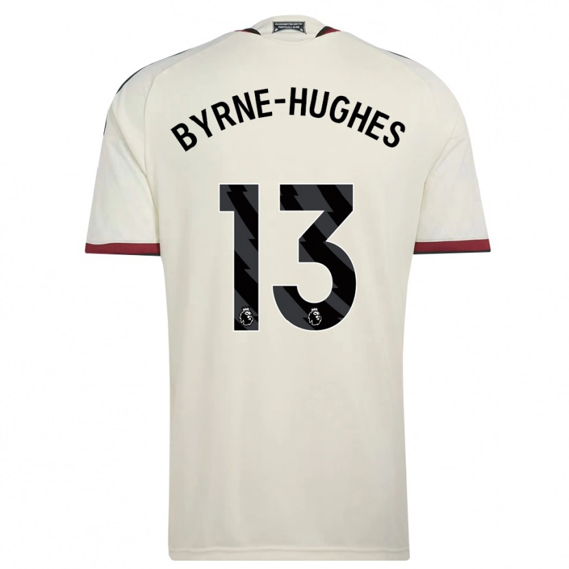 Danxen Niño Camiseta Cameron Byrne-Hughes #13 Beige Negro Rojo Equipación Tercera 2026/27 La Camisa México