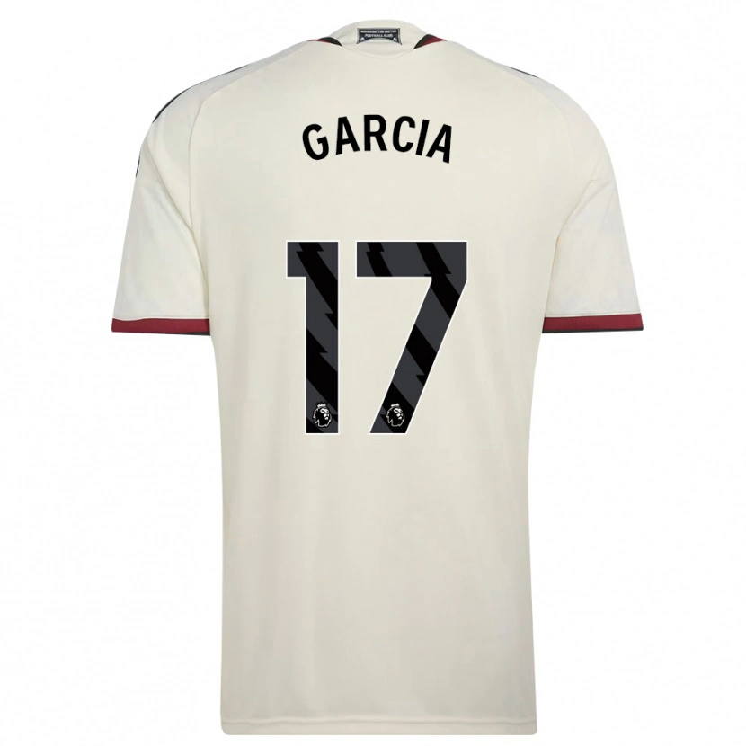 Danxen Niño Camiseta Lucia Garcia #17 Beige Negro Rojo Equipación Tercera 2026/27 La Camisa México