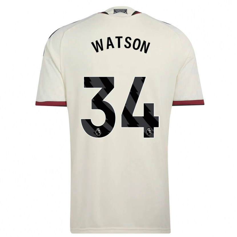 Danxen Niño Camiseta Emma Watson #34 Beige Negro Rojo Equipación Tercera 2026/27 La Camisa México