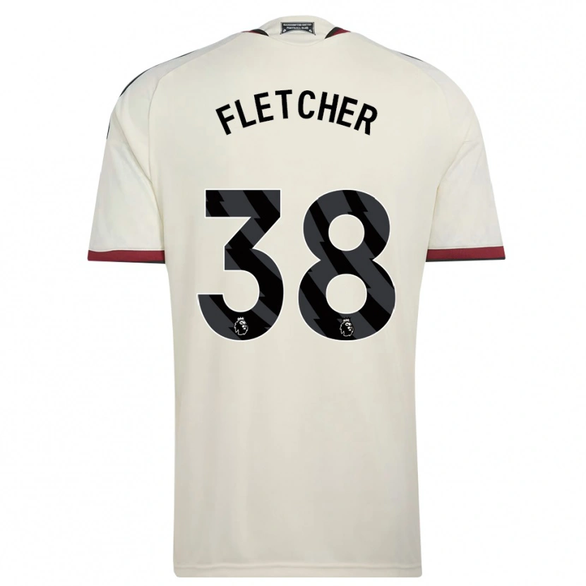 Danxen Niño Camiseta Jack Fletcher #38 Beige Negro Rojo Equipación Tercera 2026/27 La Camisa México