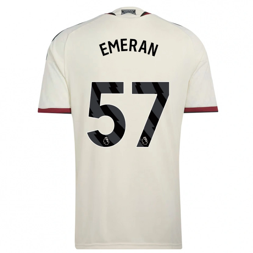 Danxen Niño Camiseta Noam Emeran #57 Beige Negro Rojo Equipación Tercera 2026/27 La Camisa México