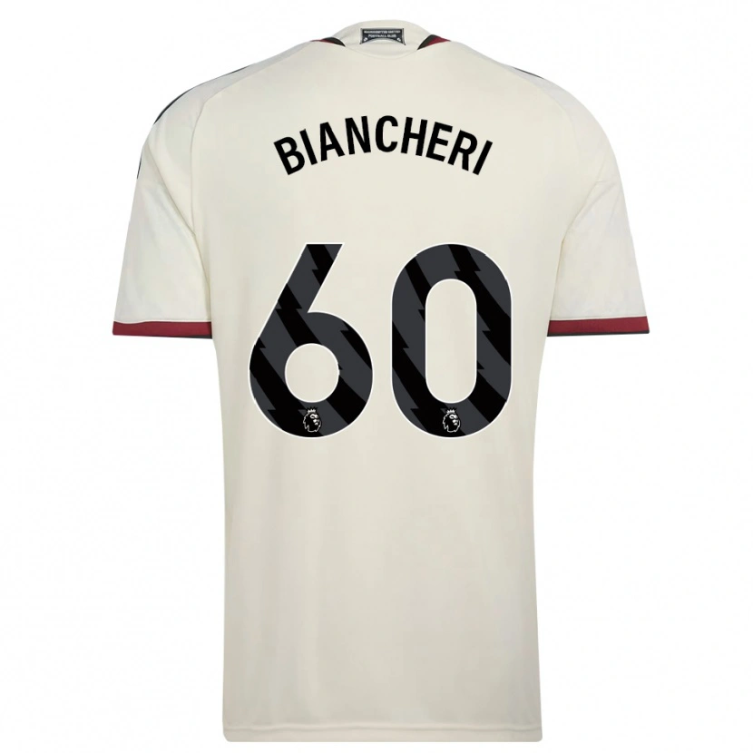 Danxen Niño Camiseta Gabriele Biancheri #60 Beige Negro Rojo Equipación Tercera 2026/27 La Camisa México