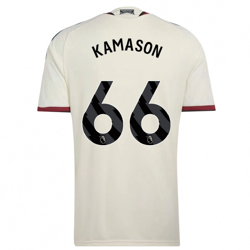 Danxen Niño Camiseta Jaydan Kamason #66 Beige Negro Rojo Equipación Tercera 2026/27 La Camisa México