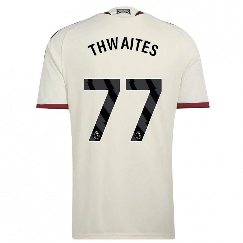 Danxen Niño Camiseta Jim Thwaites #77 Beige Negro Rojo Equipación Tercera 2026/27 La Camisa México