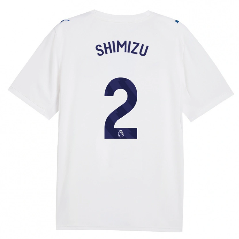Danxen Niño Camiseta Risa Shimizu #2 Azulmarino Blanco Equipación Tercera 2026/27 La Camisa México