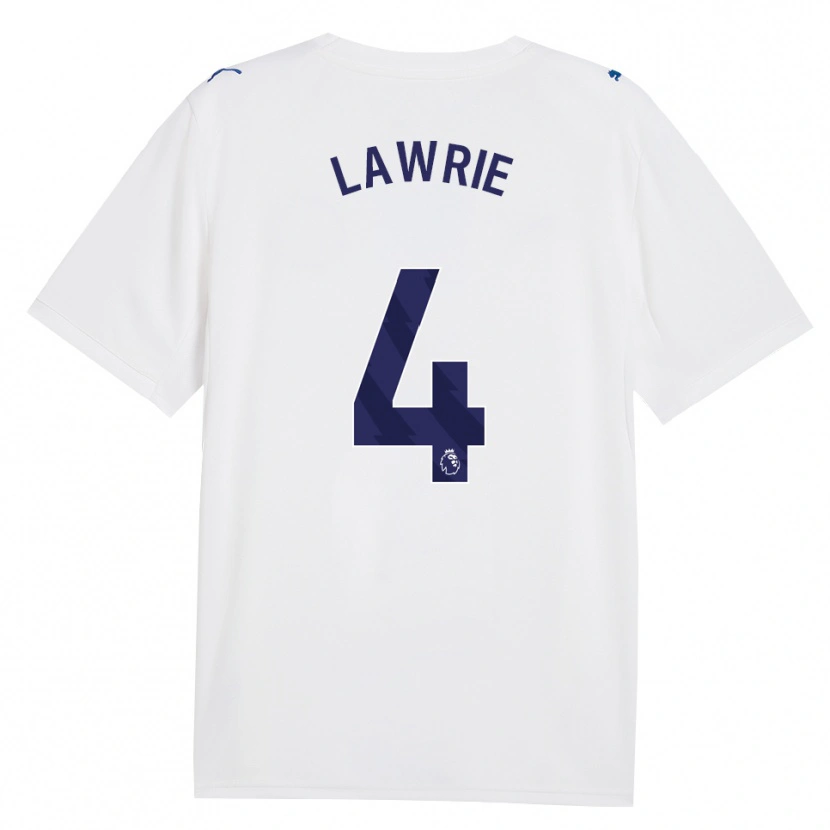 Danxen Niño Camiseta Freddie Lawrie #4 Azulmarino Blanco Equipación Tercera 2026/27 La Camisa México