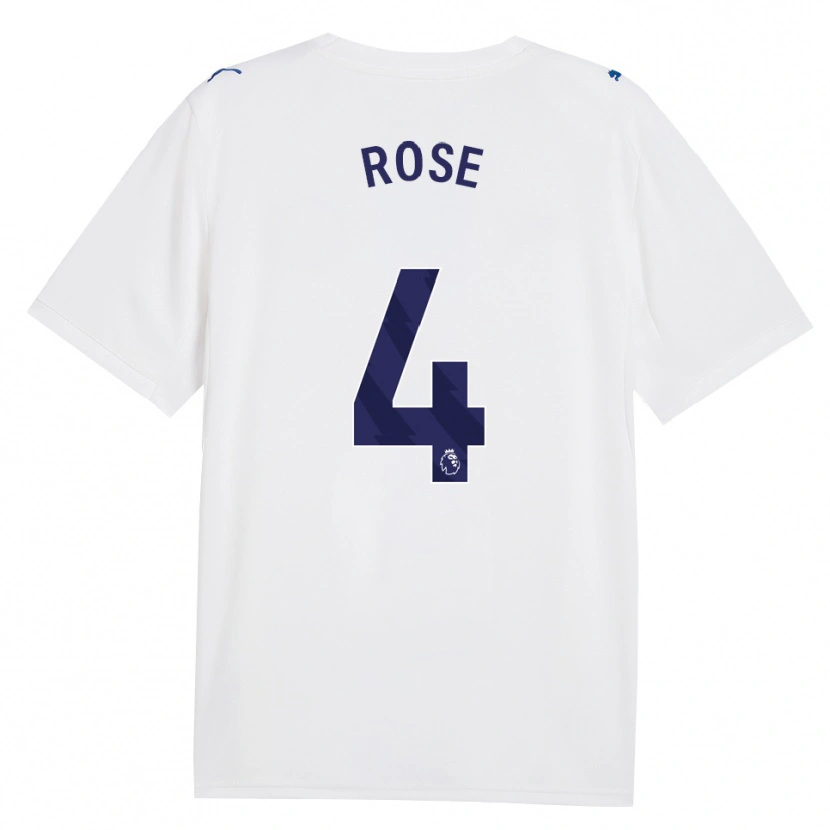 Danxen Niño Camiseta Jade Rose #4 Azulmarino Blanco Equipación Tercera 2026/27 La Camisa México