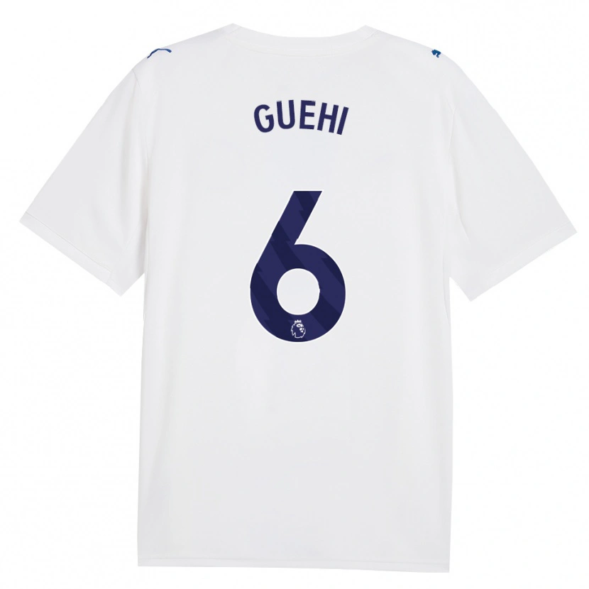 Danxen Niño Camiseta Marc Guéhi #6 Azulmarino Blanco Equipación Tercera 2026/27 La Camisa México
