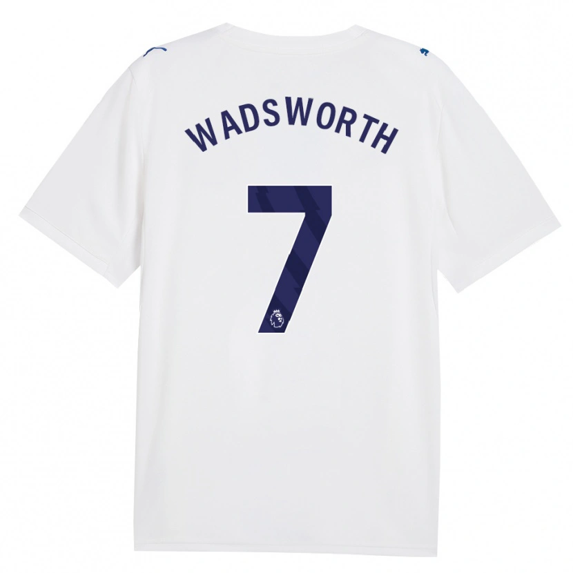 Danxen Niño Camiseta Sam Wadsworth #7 Azulmarino Blanco Equipación Tercera 2026/27 La Camisa México