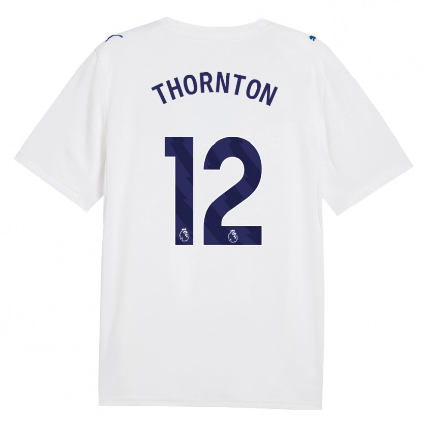 Danxen Niño Camiseta Archie Thornton #12 Azulmarino Blanco Equipación Tercera 2026/27 La Camisa México