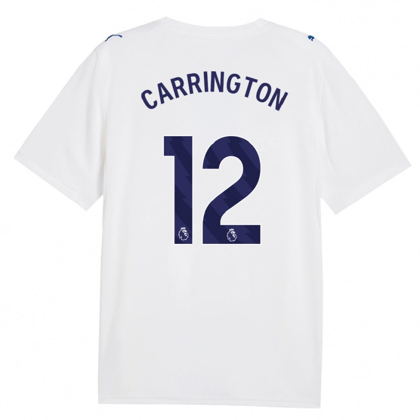 Danxen Niño Camiseta Theo Carrington #12 Azulmarino Blanco Equipación Tercera 2026/27 La Camisa México