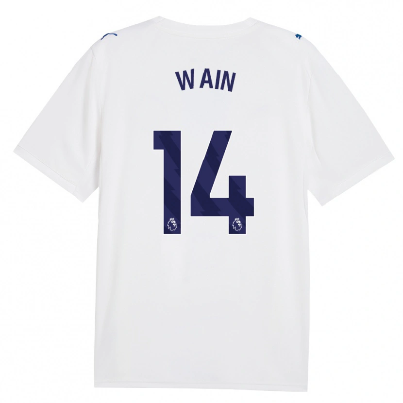 Danxen Niño Camiseta Jake Wain #14 Azulmarino Blanco Equipación Tercera 2026/27 La Camisa México