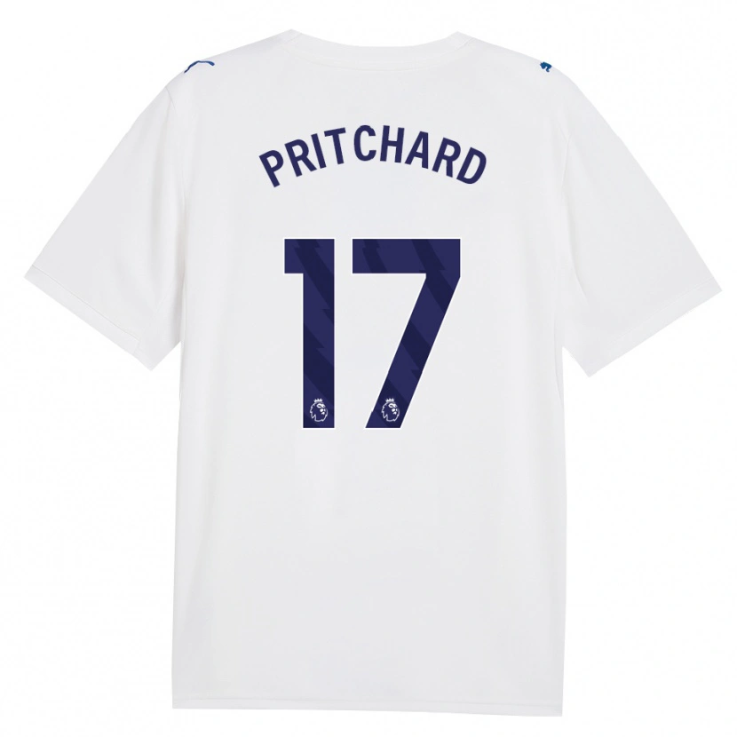 Danxen Niño Camiseta Poppy Pritchard #17 Azulmarino Blanco Equipación Tercera 2026/27 La Camisa México