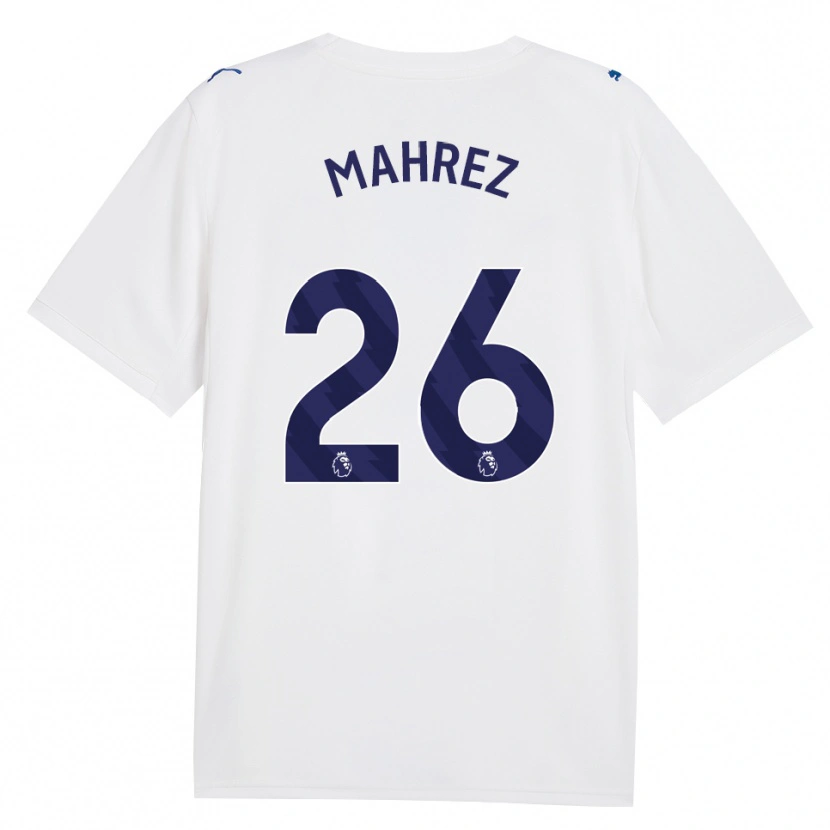 Danxen Niño Camiseta Riyad Mahrez #26 Azulmarino Blanco Equipación Tercera 2026/27 La Camisa México