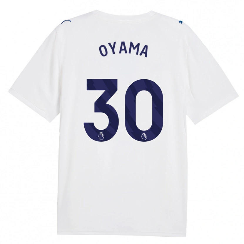 Danxen Niño Camiseta Aemu Oyama #30 Azulmarino Blanco Equipación Tercera 2026/27 La Camisa México