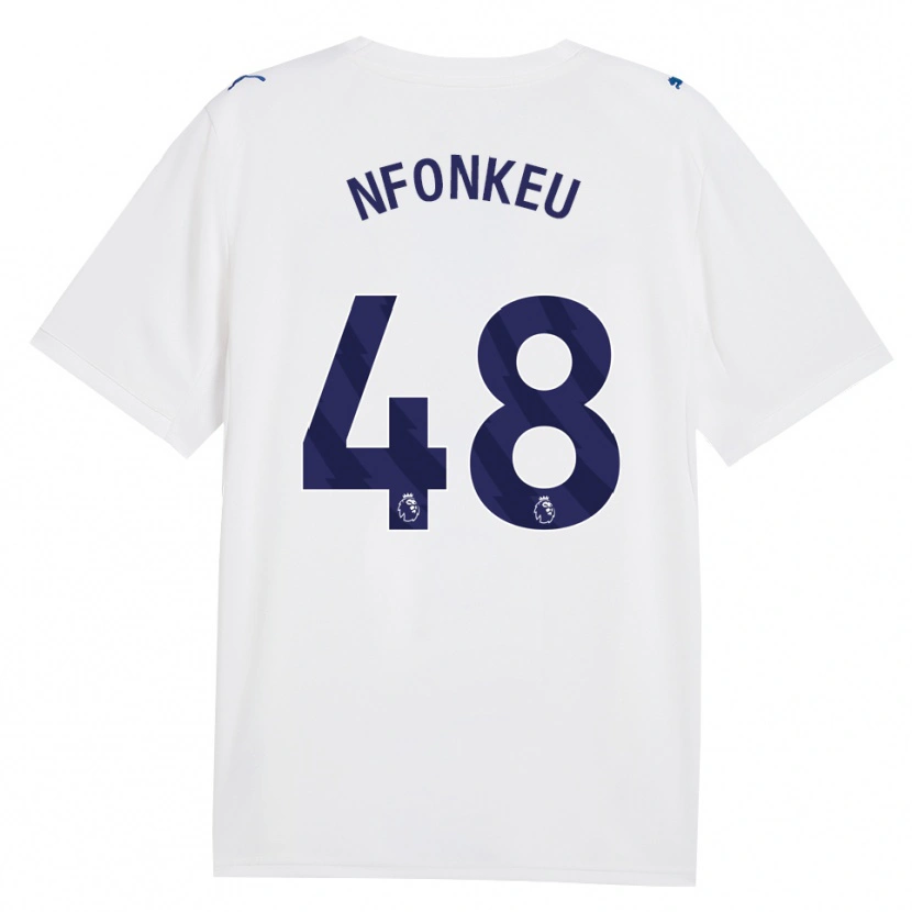 Danxen Niño Camiseta Brooklyn Nfonkeu #48 Azulmarino Blanco Equipación Tercera 2026/27 La Camisa México