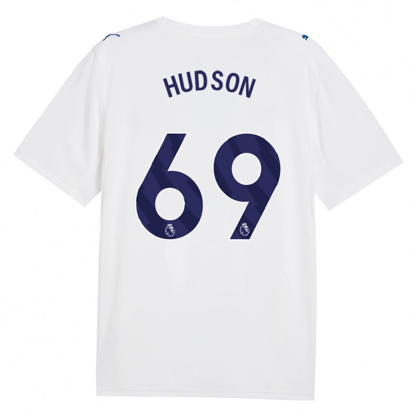 Danxen Niño Camiseta Max Hudson #69 Azulmarino Blanco Equipación Tercera 2026/27 La Camisa México