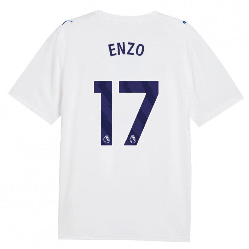 Danxen Niño Camiseta Enzo Fernández #17 Azulmarino Blanco Equipación Tercera 2026/27 La Camisa México