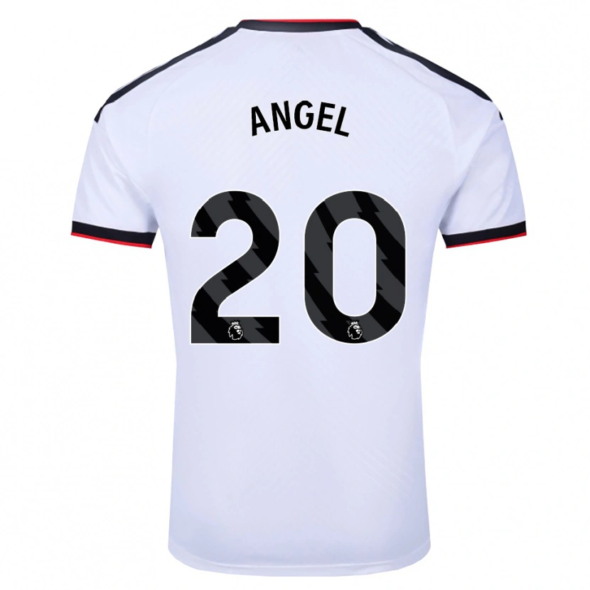Danxen Niño Camiseta Manuel Ángel #20 Blanco Negro Rojo 1ª Equipación 2026/27 La Camisa México