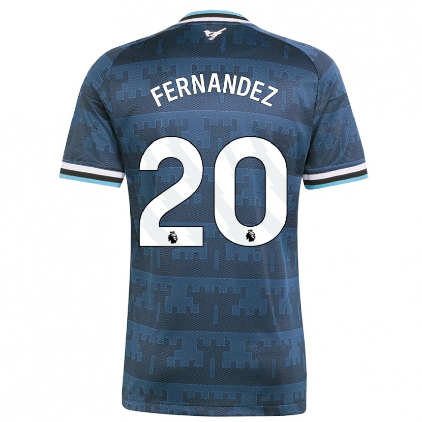 Danxen Niño Camiseta Matias Fernandez-Pardo #20 Amarillo Negro Azul 2ª Equipación 2026/27 La Camisa México