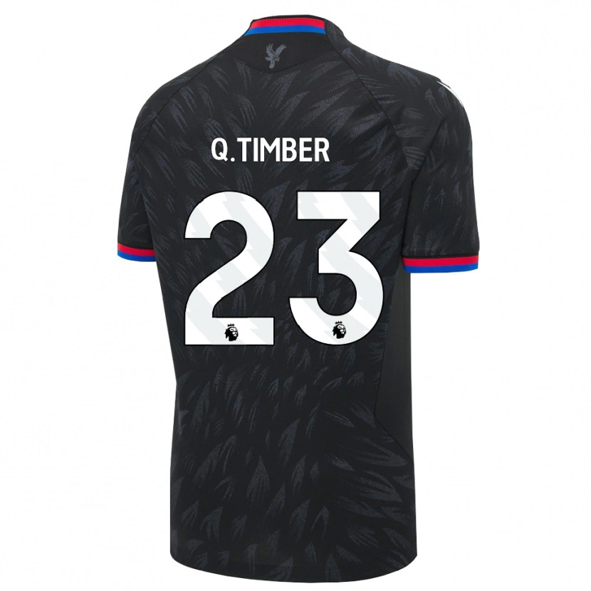 Danxen Niño Camiseta Quinten Timber #23 Negro Azul Rojo 2ª Equipación 2026/27 La Camisa México