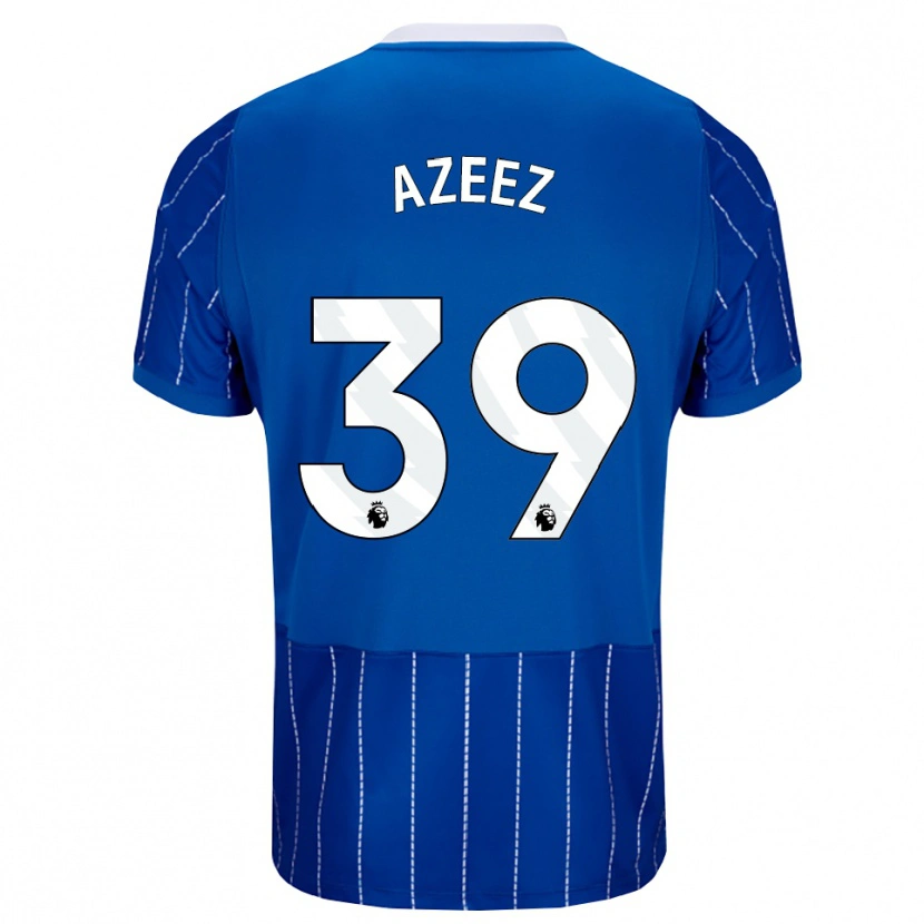 Danxen Niño Camiseta Femi Azeez #39 Azulmedio Blanco 1ª Equipación 2026/27 La Camisa México