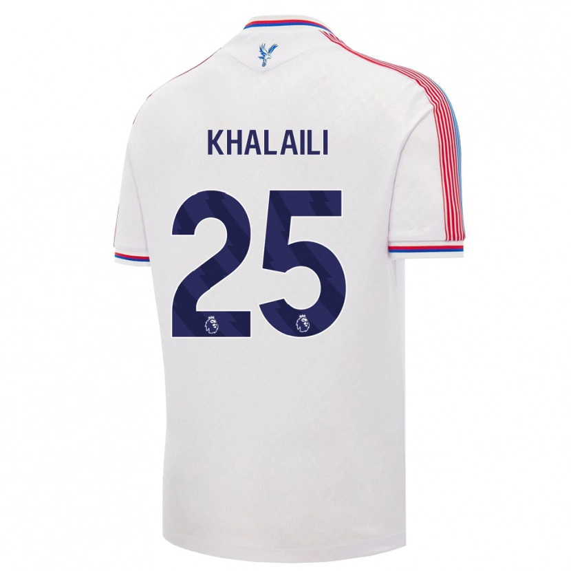 Danxen Niño Camiseta Anan Khalaili #25 Blanco Rojo Azul 1ª Equipación 2026/27 La Camisa México