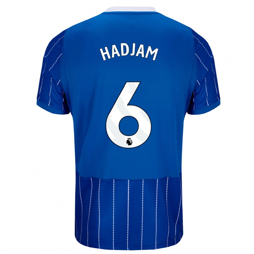 Danxen Niño Camiseta Jaouen Hadjam #6 Azulmedio Blanco 1ª Equipación 2026/27 La Camisa México
