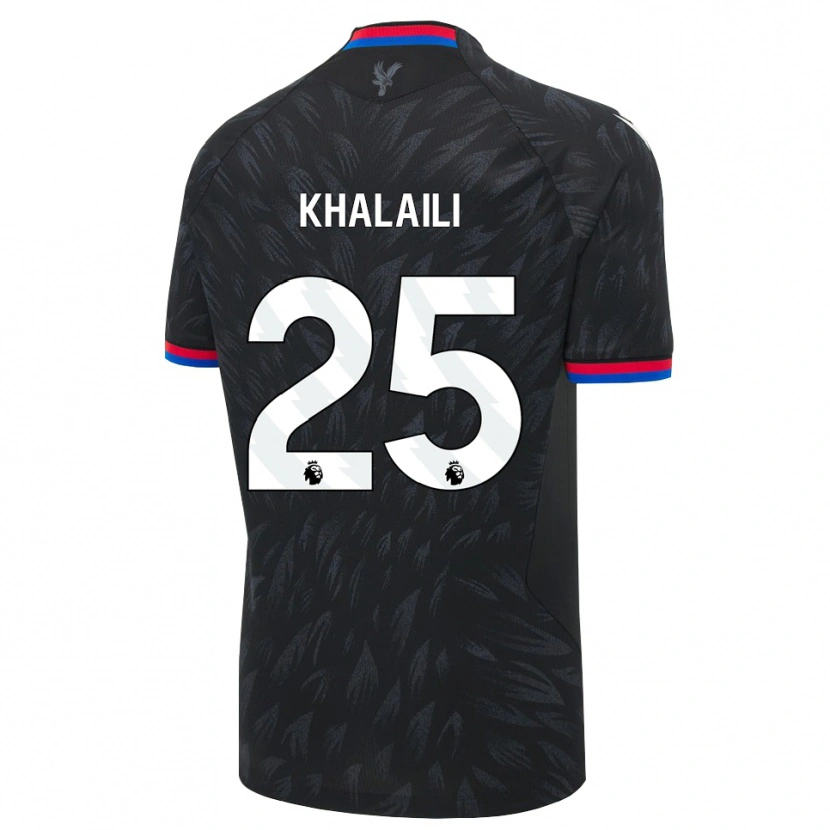 Danxen Niño Camiseta Anan Khalaili #25 Negro Azul Rojo 2ª Equipación 2026/27 La Camisa México