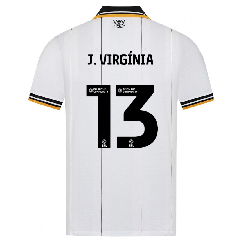 Danxen Hombre Camiseta João Virgínia #13 Naranja Blanco Negro 2ª Equipación 2026/27 La Camisa México