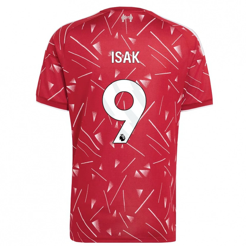 Danxen Hombre Camiseta Alexander Isak #9 Blanco Rojo 1ª Equipación 2026/27 La Camisa México