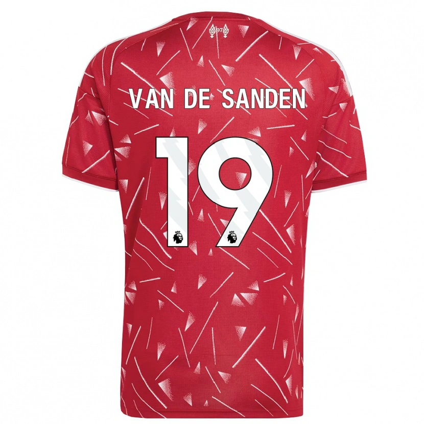 Danxen Hombre Camiseta Shanice Van De Sanden #19 Blanco Rojo 1ª Equipación 2026/27 La Camisa México