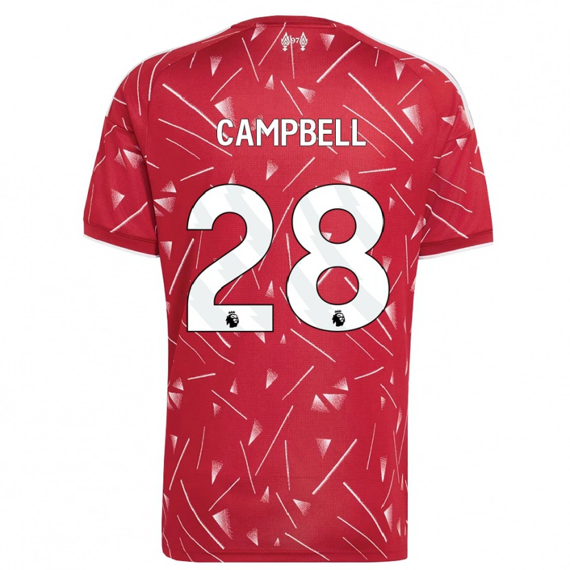 Danxen Hombre Camiseta Megan Campbell #28 Blanco Rojo 1ª Equipación 2026/27 La Camisa México