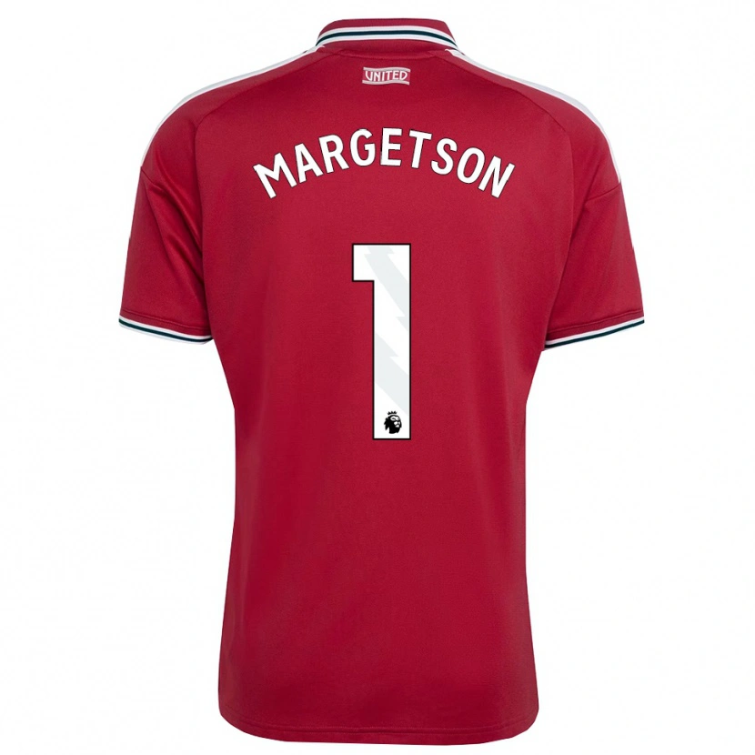 Danxen Hombre Camiseta Kit Margetson #1 Rojo Amarillo Blanco 1ª Equipación 2026/27 La Camisa México