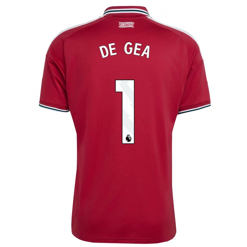 Danxen Hombre Camiseta David De Gea #1 Rojo Amarillo Blanco 1ª Equipación 2026/27 La Camisa México