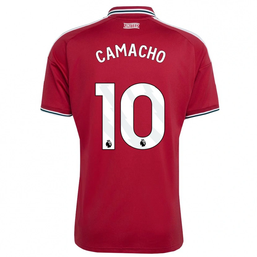 Danxen Hombre Camiseta Jaume Camacho #10 Rojo Amarillo Blanco 1ª Equipación 2026/27 La Camisa México