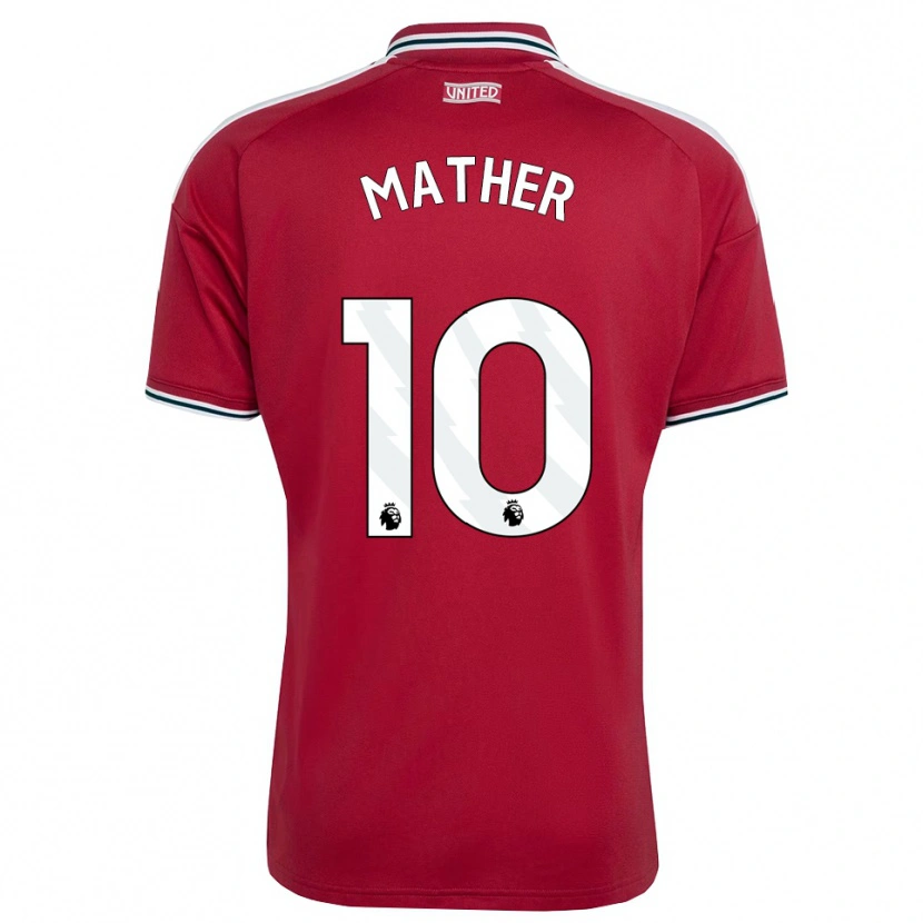 Danxen Hombre Camiseta Sam Mather #10 Rojo Amarillo Blanco 1ª Equipación 2026/27 La Camisa México