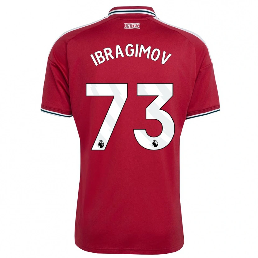 Danxen Hombre Camiseta Amir Ibragimov #73 Rojo Amarillo Blanco 1ª Equipación 2026/27 La Camisa México