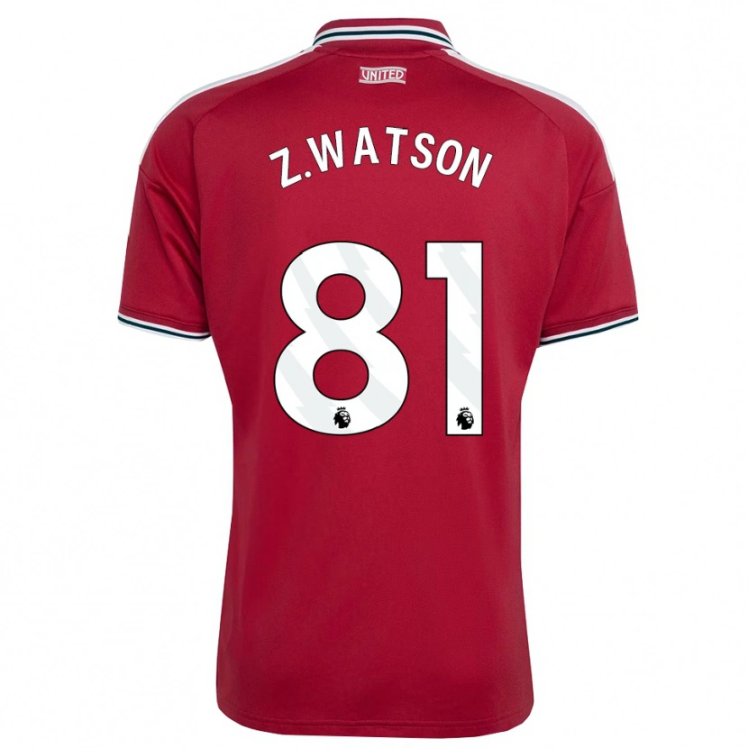 Danxen Hombre Camiseta Zac Watson #81 Rojo Amarillo Blanco 1ª Equipación 2026/27 La Camisa México