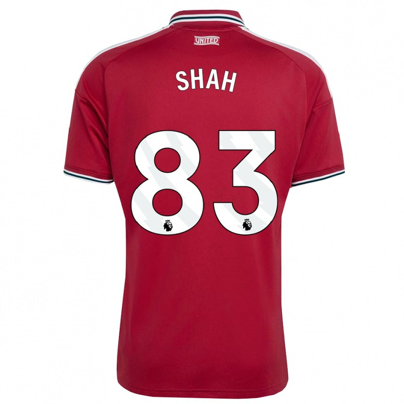 Danxen Hombre Camiseta Jariyah Shah #83 Rojo Amarillo Blanco 1ª Equipación 2026/27 La Camisa México