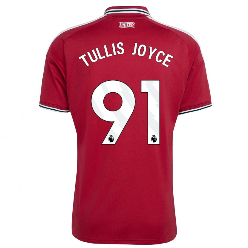 Danxen Hombre Camiseta Phallon Tullis-Joyce #91 Rojo Amarillo Blanco 1ª Equipación 2026/27 La Camisa México
