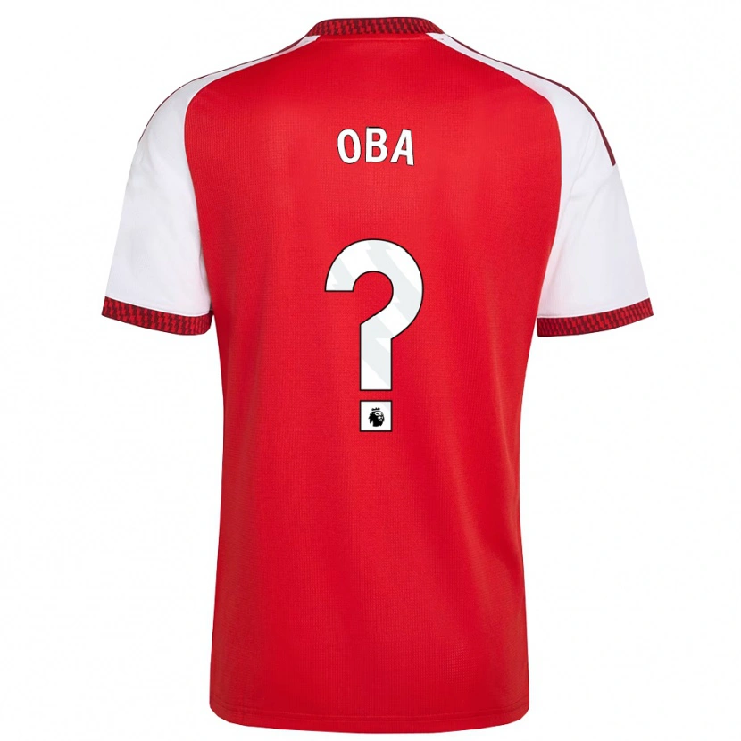Danxen Hombre Camiseta Jayden Oba #0 Rojo Blanco Negro 1ª Equipación 2026/27 La Camisa México